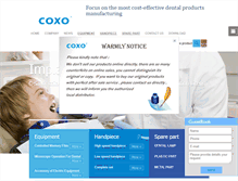 Tablet Screenshot of coxotec.com